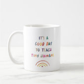 Mug Professeur Bonne Journée Petits Humains Typographi (Gauche)