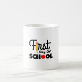 Mug Professeur Cadeaux | Premier Jour D'École (Centre)
