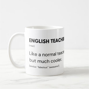 Mug Professeur Cool Anglais Professeur Et Éducateur