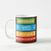 Mug Professeur d'anglais à l'école (Gauche)