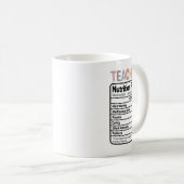 Mug Professeur d'Anglais Dédié Nom Personnalisé (Devant droit)