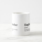Mug Professeur d'anglais Définition drôle d'enseigneme (Centre)