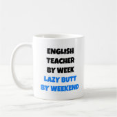 Mug Professeur d'anglais Lazy Butt (Gauche)
