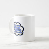 Mug Professeur d'anglais .. Vivre le rêve (Devant gauche)