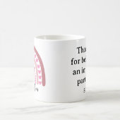 Mug Professeur d'aquarelle moderne (Centre)