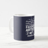 Mug Professeur d'art (Devant gauche)