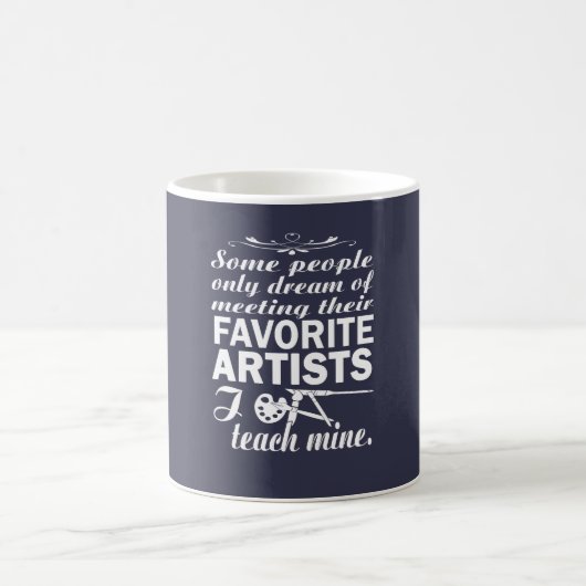 Mug Professeur d'art (Centre)
