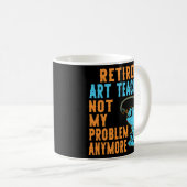 Mug Professeur d'art à la retraite Pêcheur Amoureux à  (Devant droit)