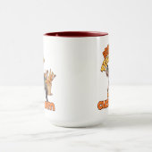 Mug Professeur d'Art de Dinosaure Amusant Créatif en C (Centre)