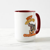 Mug Professeur d'Art de Dinosaure Amusant Créatif en C (Devant droit)