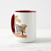 Mug Professeur d'Art de Dinosaure Amusant Créatif en C (Devant gauche)