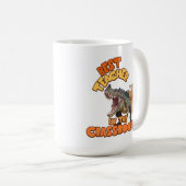 Mug Professeur d'Art de Dinosaure Amusant Créatif en C (Devant droit)