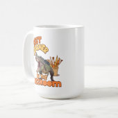 Mug Professeur d'Art de Dinosaure Amusant Créatif en C (Devant gauche)