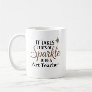 Mug Professeur d'art étincelant