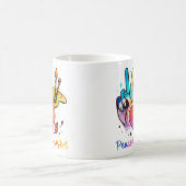 Mug Professeur D'Art Peace Love Art Pour Artistes Et P (Centre)