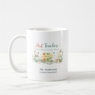 Mug Professeur d'Art Personnalisé Cultivant l'Esprit C