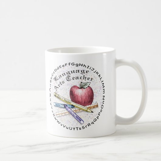 Mug Professeur d'arts de la langue (Droite)