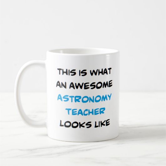 Mug professeur d'astronomie, génial (Gauche)
