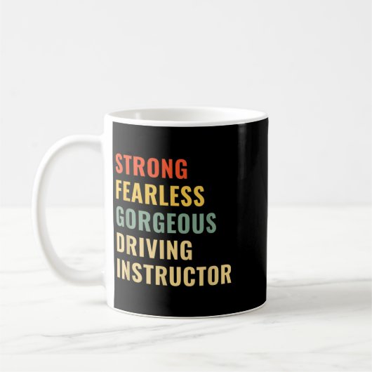 Mug Professeur d'auto-école Moniteur d'auto-école (Gauche)