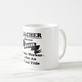 Mug Professeur de Badass (Devant droit)