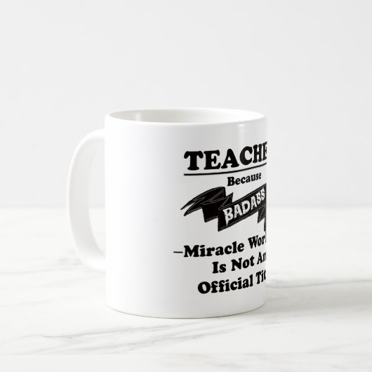 Mug Professeur de Badass (Devant gauche)
