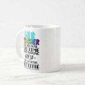 Mug Professeur De Bande Seulement Parce Que Multi-Tâch (Devant gauche)