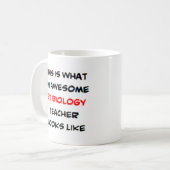 Mug professeur de biologie de gt, génial (Devant gauche)