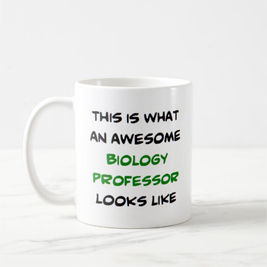 Mug professeur de biologie, génial (Gauche)