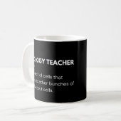 Mug Professeur de biologie Professeur de science amusa (Devant gauche)