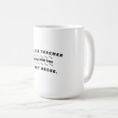 Mug Professeur de biologie - Transformer l'ADN en Ne p (Devant droit)