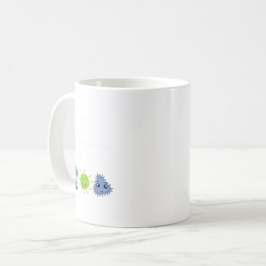 Mug Professeur de biologiste de Crispr scientifique (Devant gauche)