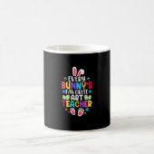 Mug Professeur de Bunny Pâques Thème de conception col (Centre)