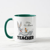 Mug Professeur de carottes à manger sur le sol de BUGS (Gauche)