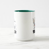 Mug Professeur de carottes à manger sur le sol de BUGS (Centre)