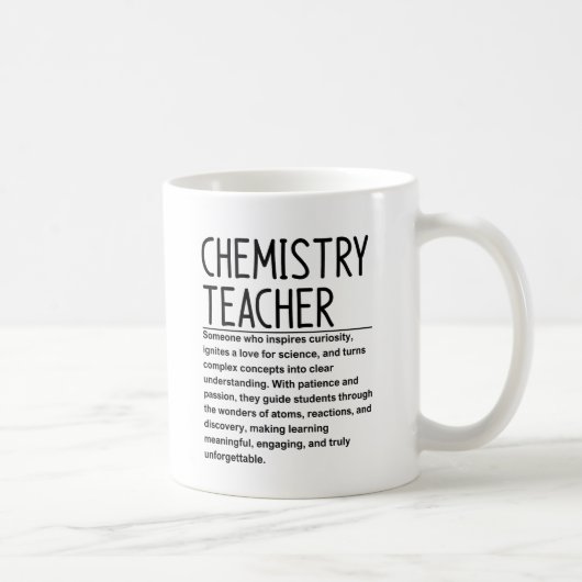 Mug Professeur de chimie (Droite)