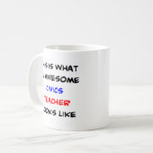 Mug professeur de civisme, génial (Devant gauche)