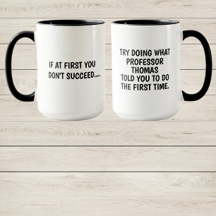 Mug Professeur de collège Coffee Mug, Cadeau Pour Prof