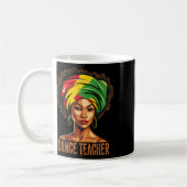 Mug Professeur de danse Afro Afrique-Amérique Histoire (Gauche)