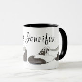 Mug Professeur de danse de chaussure Oxford Tap Tapper (Devant droit)