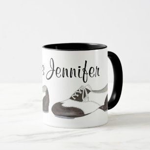 Mug Professeur de danse de chaussure Oxford Tap Tapper