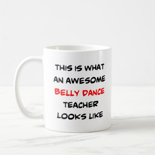Mug professeur de danse du ventre, génial (Gauche)