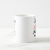 Mug Professeur de danse - empreintes de pas sur le (Centre)
