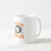 Mug Professeur de danse Halloween pas effrayants (Devant droit)