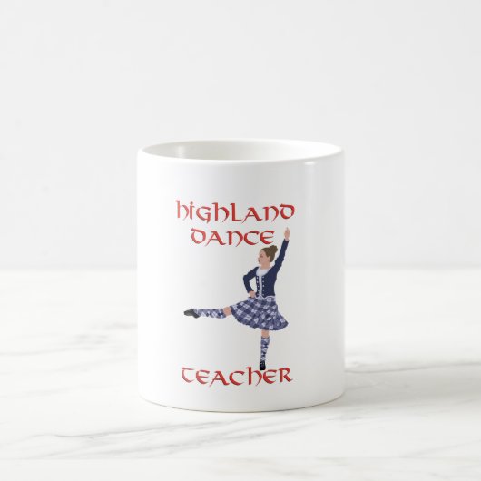 Mug Professeur de danse highland écossaise (Centre)