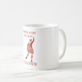 Mug Professeur de danse highland écossaise (Devant droit)