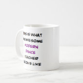 Mug professeur de danse moderne, génial (Devant gauche)