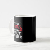 Mug Professeur de danse préféré du Père Noël Funny Noë (Devant gauche)