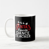 Mug Professeur de danse préféré du Père Noël Funny Noë (Gauche)