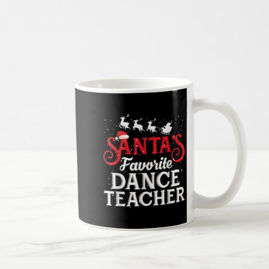 Mug Professeur de danse préféré du Père Noël Funny Noë (Droite)