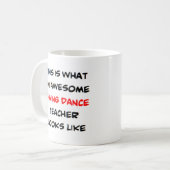 Mug professeur de danse swing, génial (Devant gauche)
